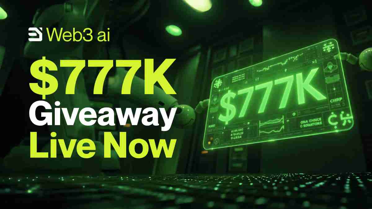 Web3 AI的$ 777K赠品和4美元的未来目标超出以太坊的升级和Pepe的模因动力